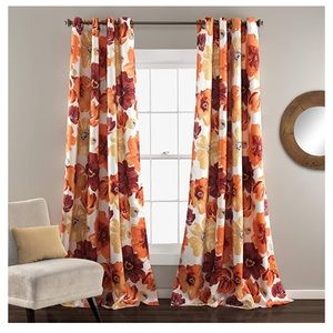 Insulated room darkening curtains 52"W x 84"L, 6 panels